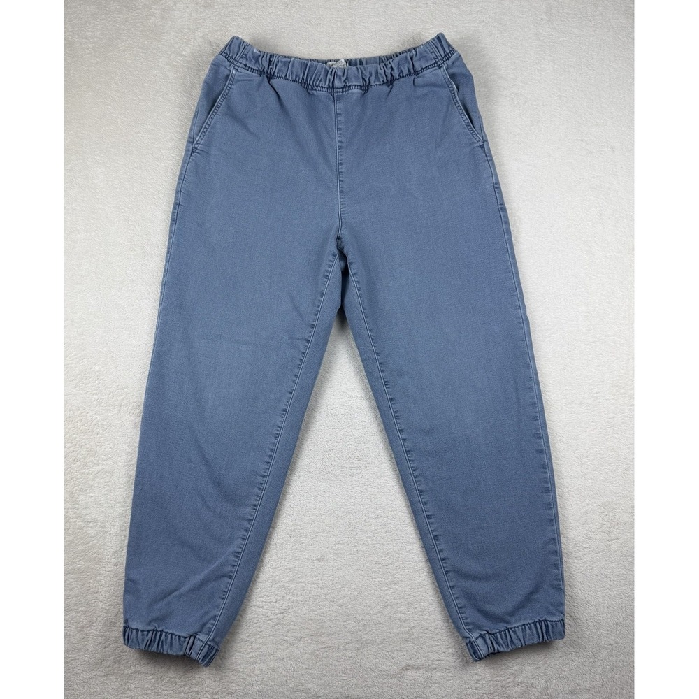 Madewell Sweatpant Jeans Nealy Wash pull on soft jogger Denim Pants S, READ - Picture 2 of 14
